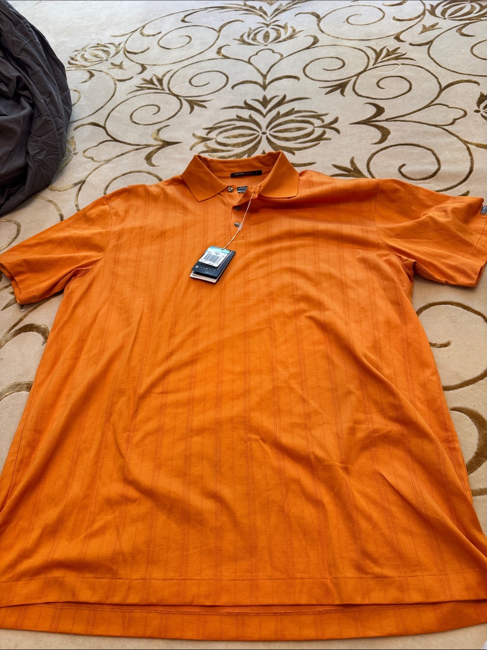 Men's Orange Polo Shirt - Classic Short Sleeve
